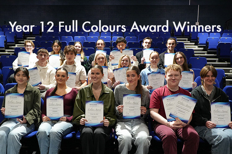 2025 Year 12 Colours Evening for Semester 1